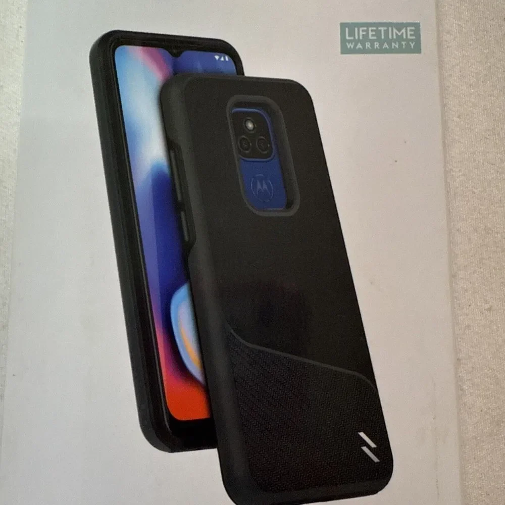 Zizo Division Series Moto‎ G Play 2021 Black Case, Shock Absorbing, Christmas